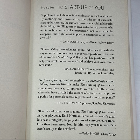 🟢 The Start-up of You by Reid Hoffman & Ben Casnocha | Business | HB - Picture 8 of 13